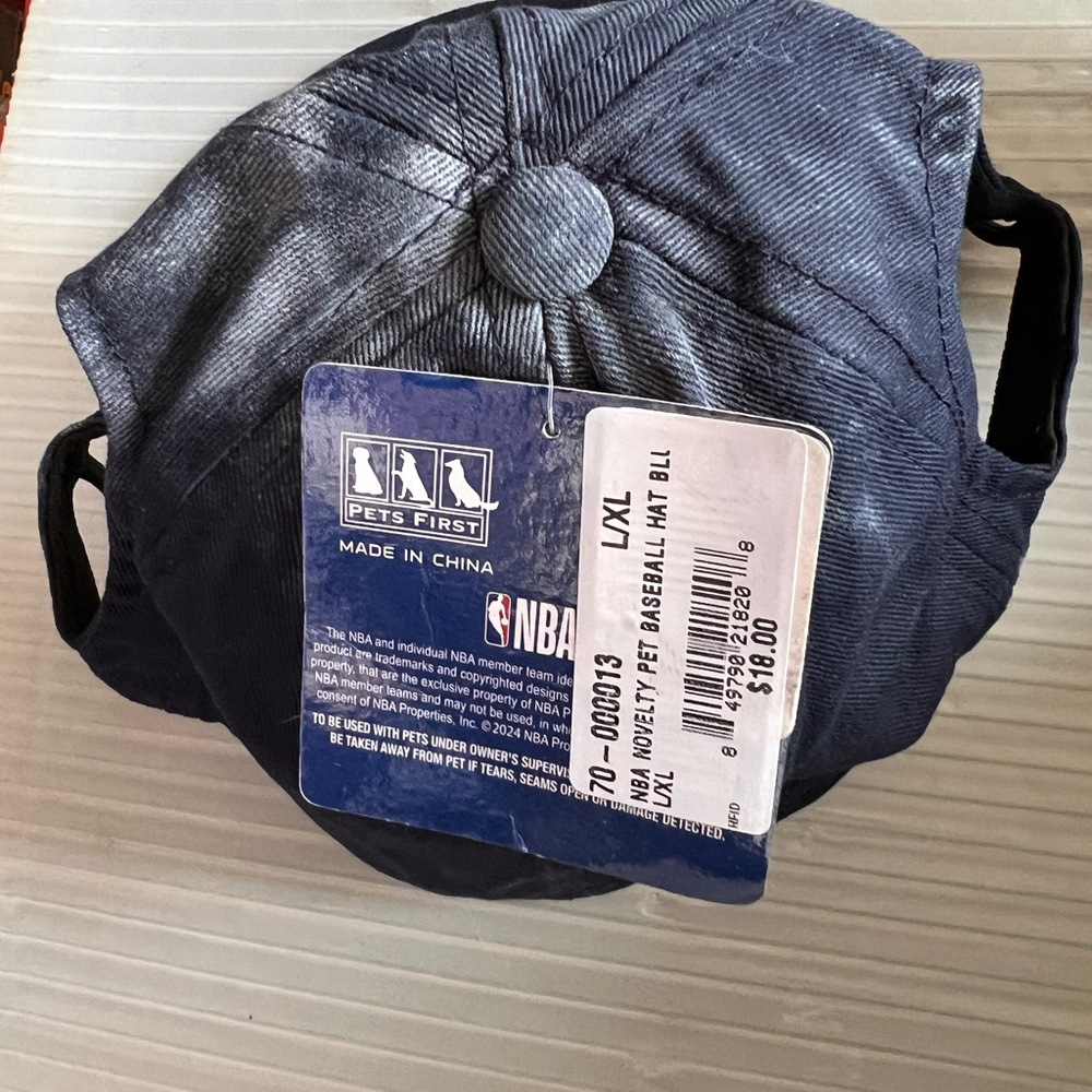 Pets First Navy Pet Baseball Cap with Embroidered Logo - Picture 3 of 7